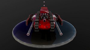 Sci-fi Drone Mini Tank - Milwaukee  and DeWolt 3D model