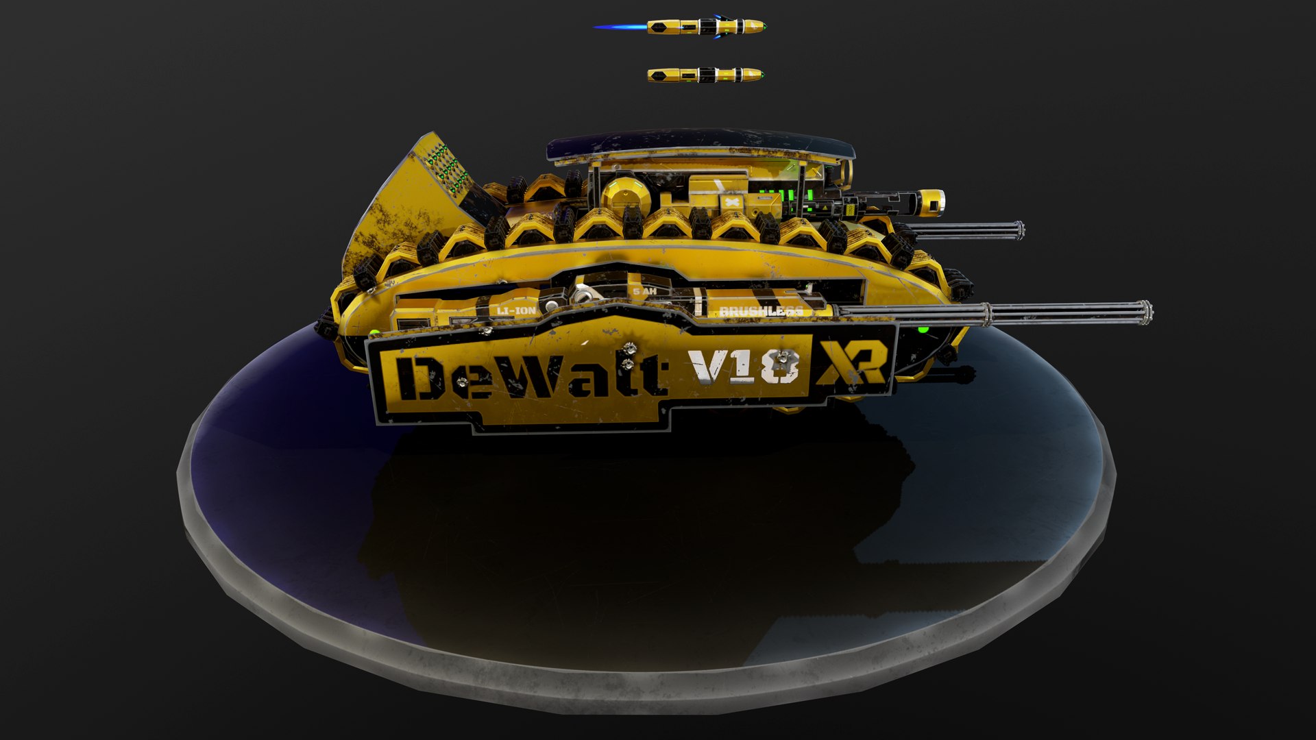 Sci-fi Drone Mini Tank - Milwaukee  and DeWolt 3D model https://p.turbosquid.com/ts-thumb/D9/dm8H46/US/3dewolt/png/1701147741/1920x1080/fit_q87/d57b28d8c965bf460c929279499ab95216c0393c/3dewolt.jpg