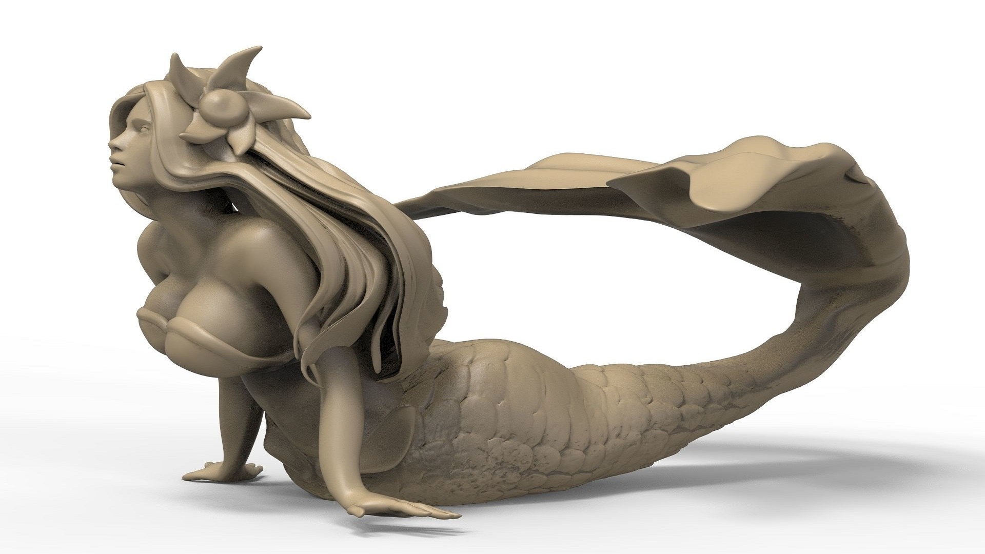 3D mermaid sculpture model https://p.turbosquid.com/ts-thumb/D9/ko3Ehj/v8/m2/jpg/1612543521/1920x1080/fit_q87/110608dd0f9b9cb377fa843e0fab8b8bb0aa06dd/m2.jpg