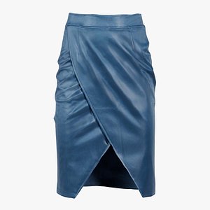 3D Green Pencil Skirt Remastered model