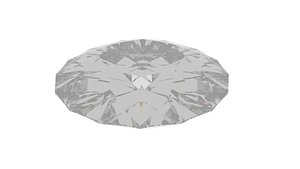 3D model cut diamond