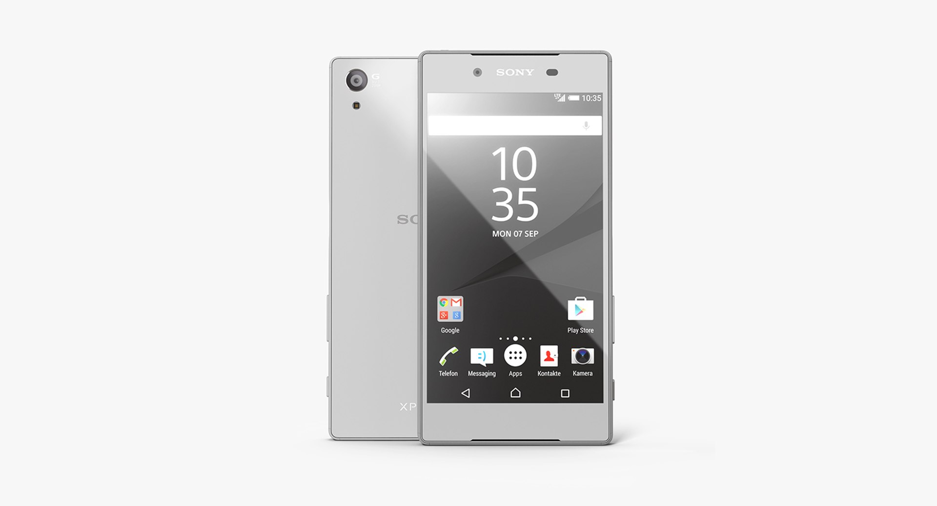 Sony Xperia Z5 White 3D model preview
