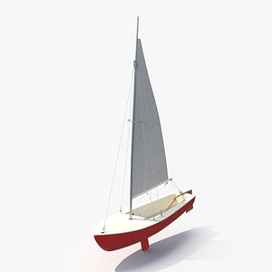 c4d sailboat boat sail