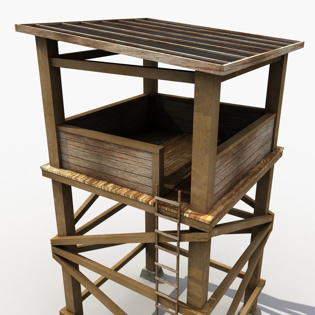 3d Model Guard Tower