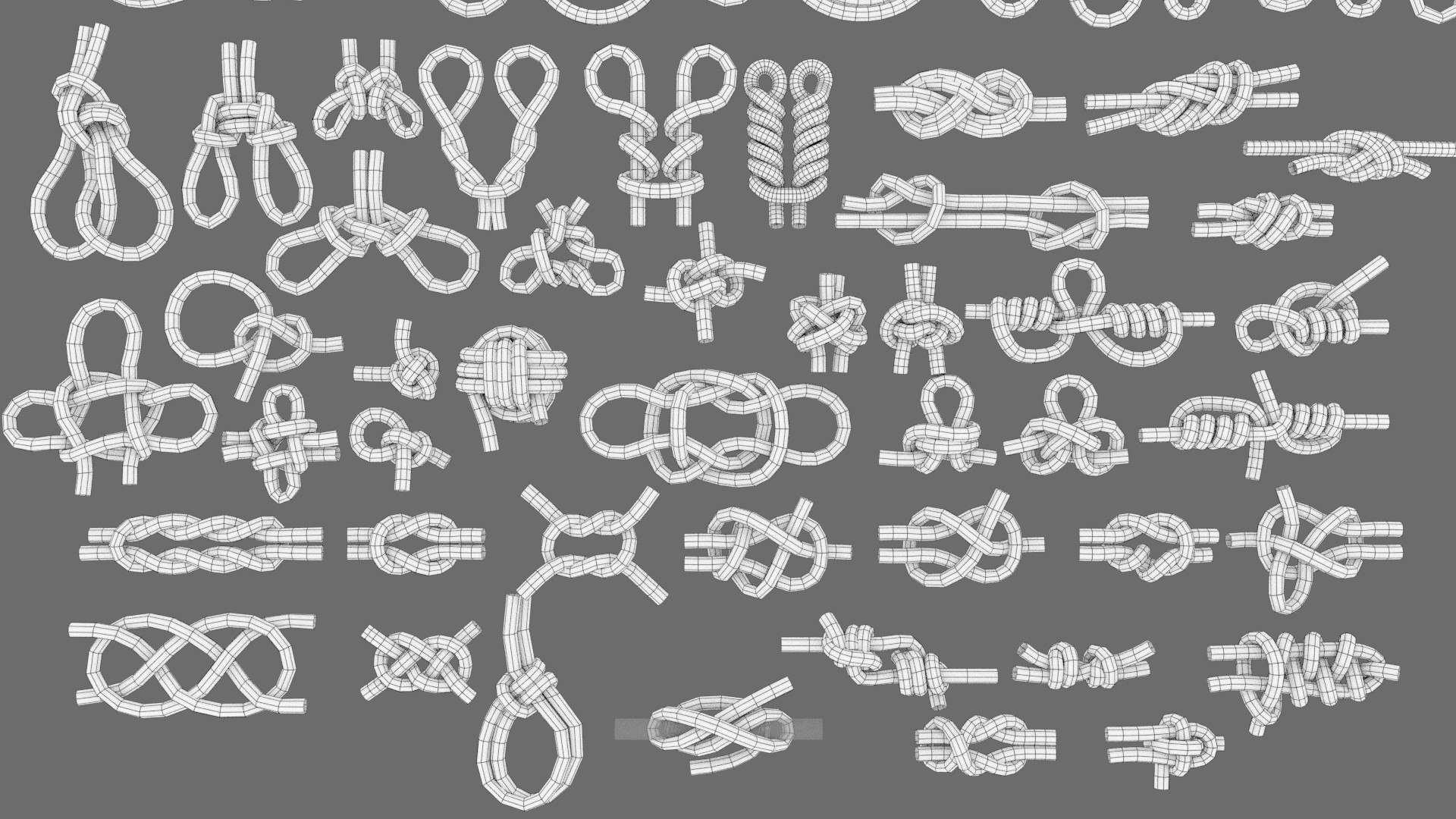 3D Rope Knots Model TurboSquid 1453863