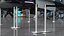 3D Stanchion Black Belt Barriers