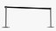 3D Stanchion Black Belt Barriers