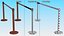 3D Stanchion Black Belt Barriers