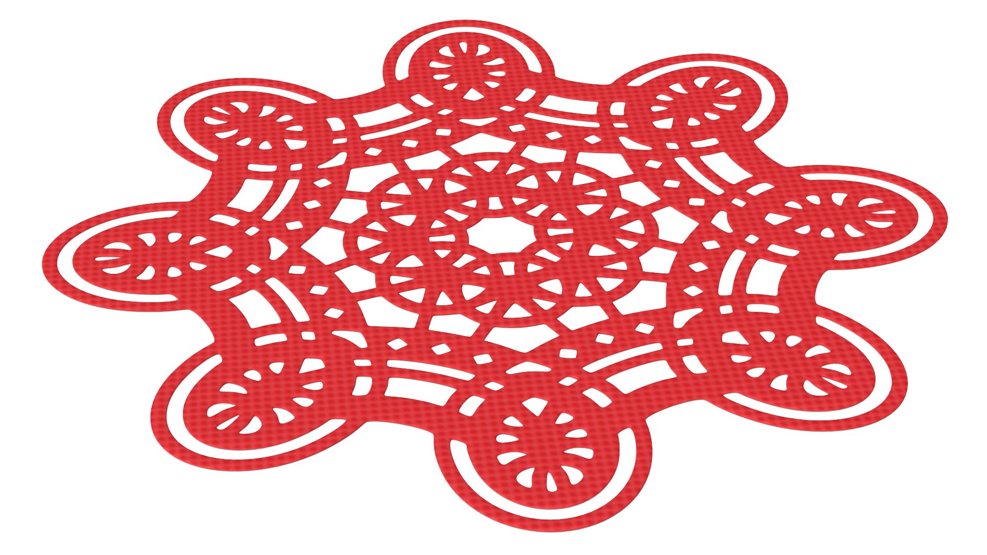 Disposable Lace Paper Placemat Red 3D model TurboSquid 2040453