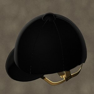 3d model of english hat zipped