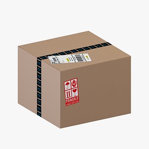 Cardboard Box-2 3D