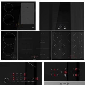 Cooktop set with two types of frame 06