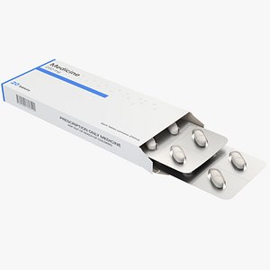 Packaged Medicine 3D model
