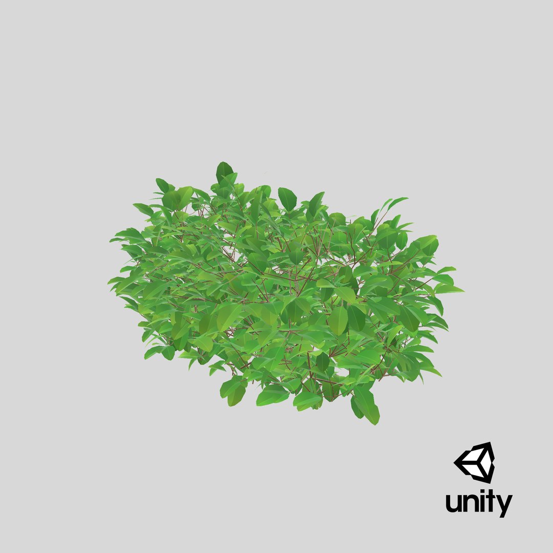 Cartoon Bush 02 Model - TurboSquid 1941413