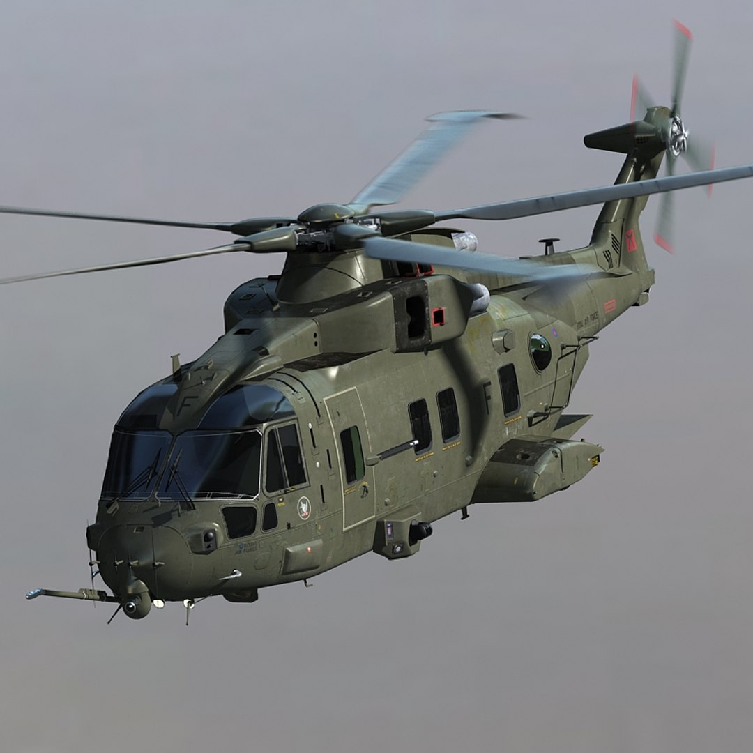 Ehi Eh-101 Merlin Hc 3d Max