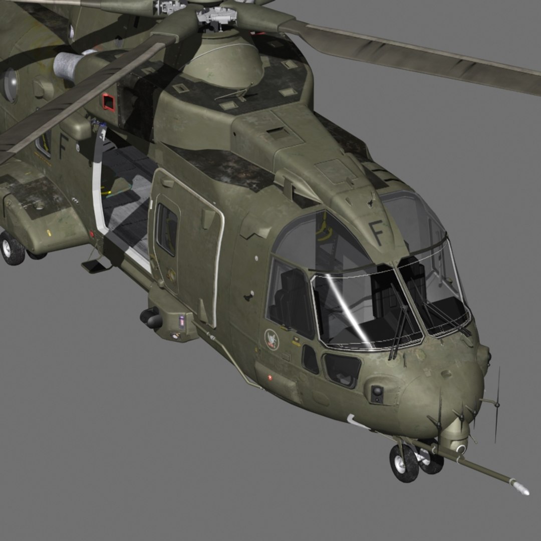 ehi eh-101 merlin hc 3d max