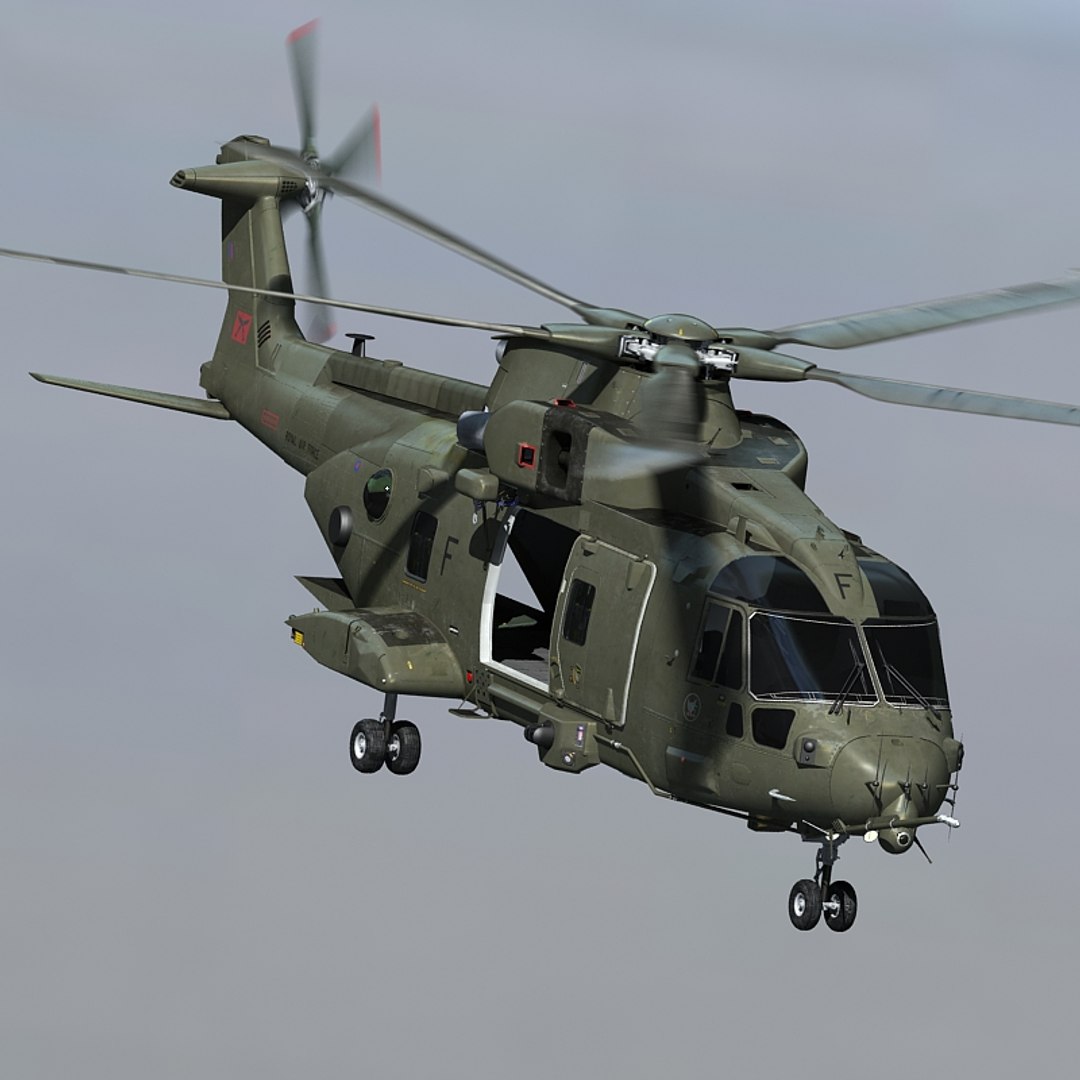 Ehi Eh-101 Merlin Hc 3d Max