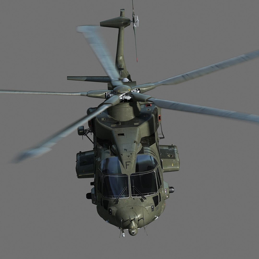 Ehi Eh-101 Merlin Hc 3d Max