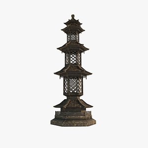 3D Multi layered incense burners in Asian Taoism