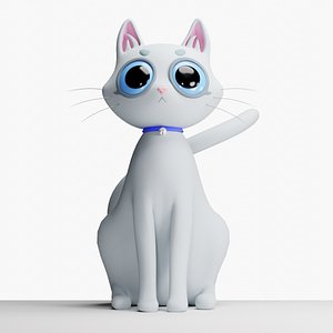 3D model White Cat