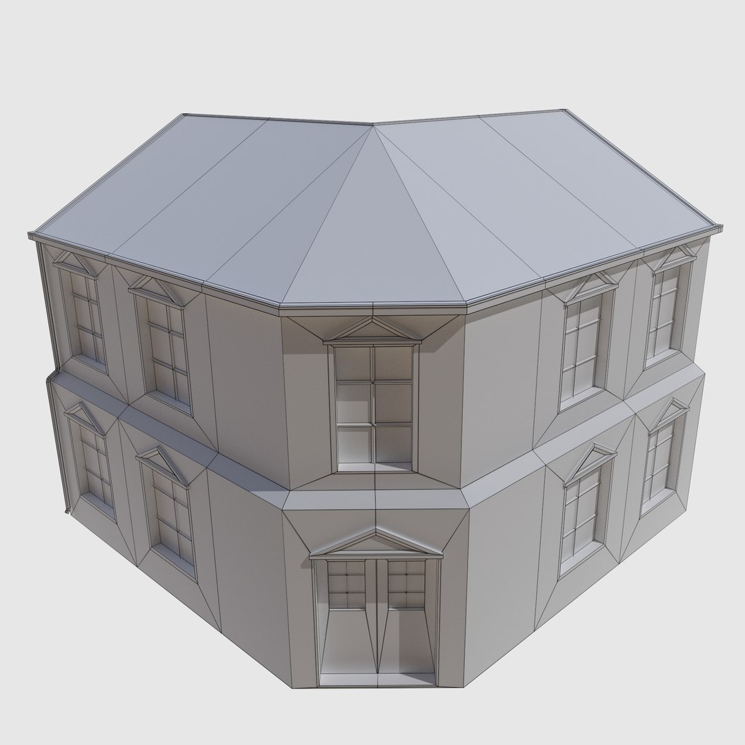 Corner House 3d 3ds