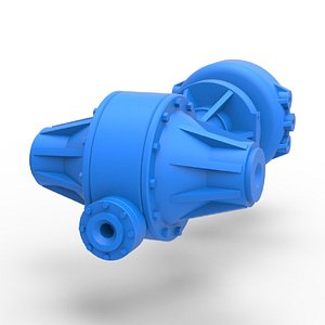 Turbo booster axle Scale 1 to 25