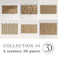 COLLECTION #4 | 6 seamless 3D panels