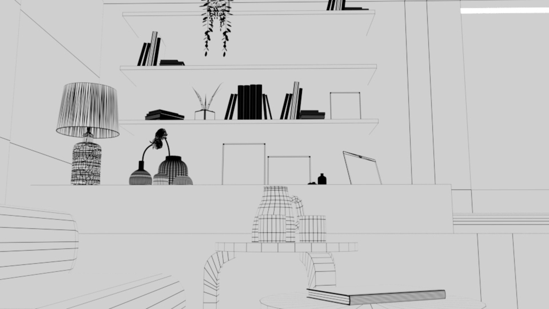 3D Study Room - TurboSquid 2314157