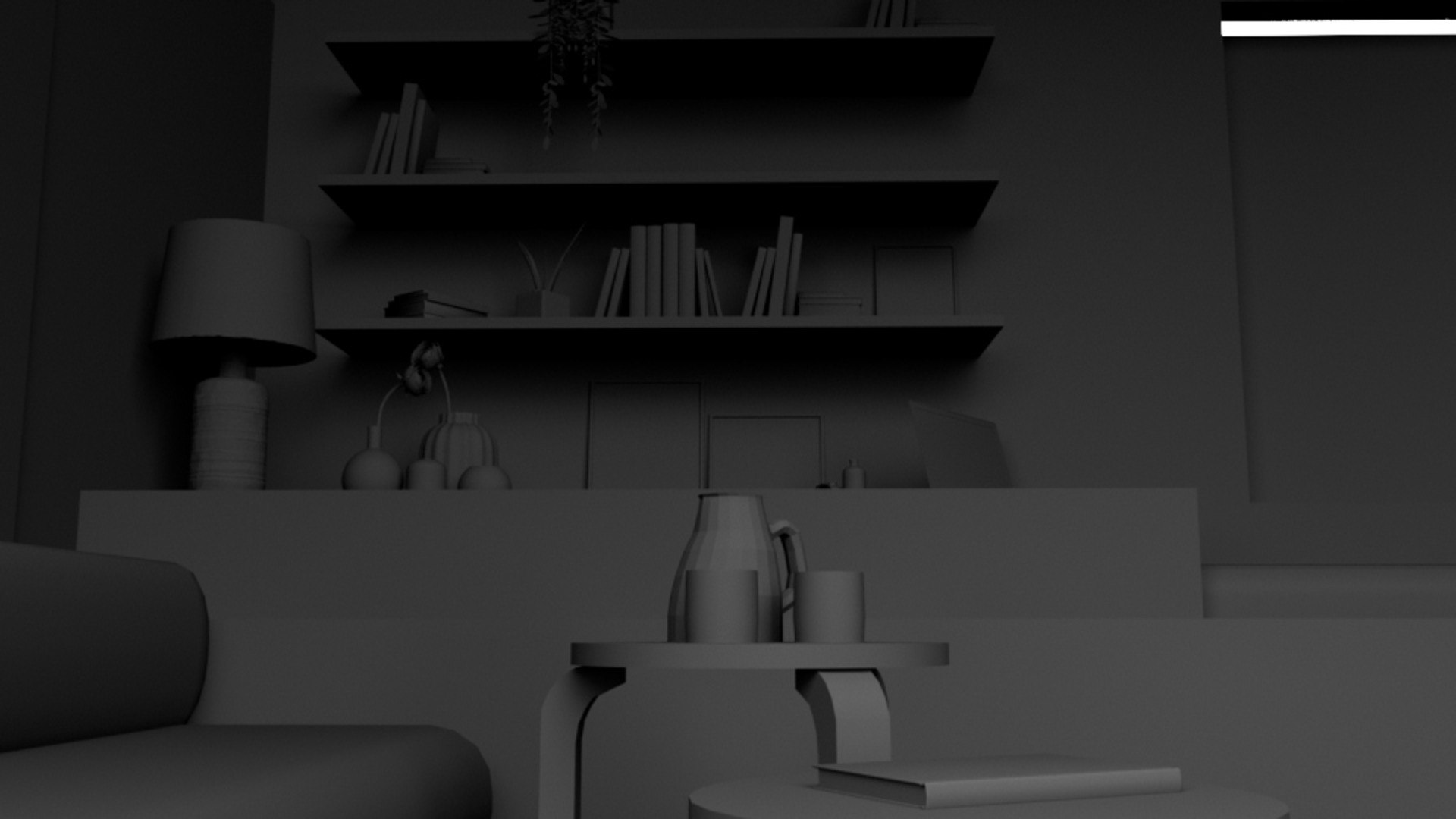 3D Study Room - TurboSquid 2314157