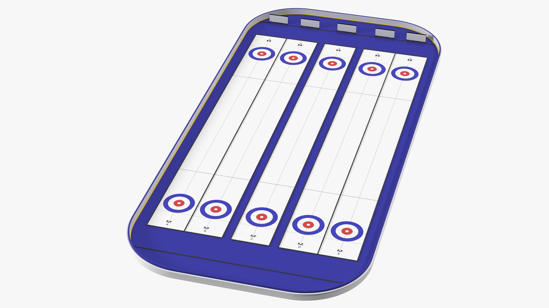 Curling Arena 3D model preview