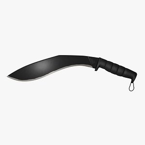 kukri knife 3d max