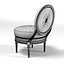 collection pierre cupidon armchair chair modern traditional chuffeuse round