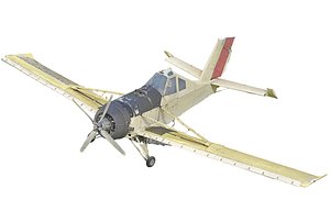 3D WW2 Fighter Wreck model