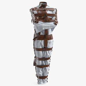 Straitjacket Outfit with Leather Belts