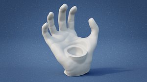 Toilet Hand 3D model