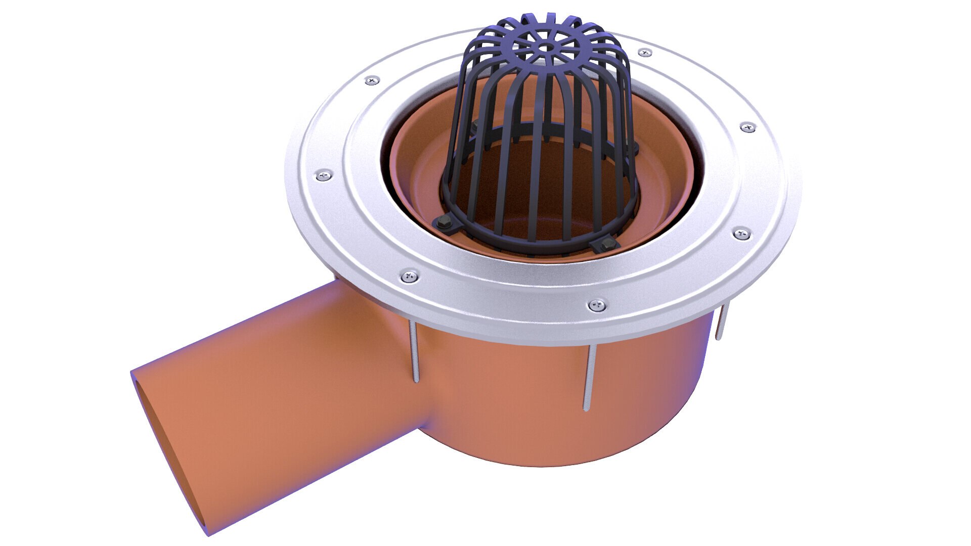 3D Green Roof Drain Inlet 5 TurboSquid 2096999