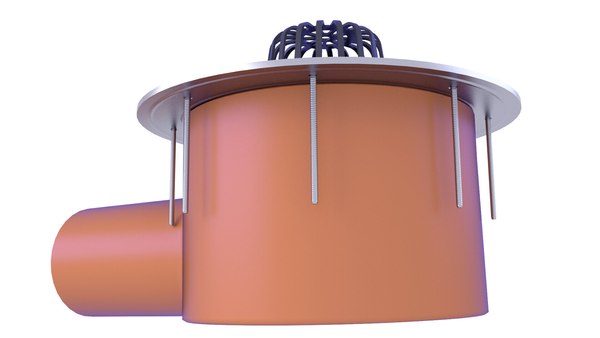 modelo 3d Green Roof Drain Inlet 5 - TurboSquid 2096999