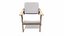 Fauteuil en bois ancien Low-poly PBR