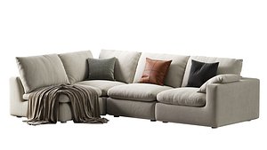 3D Dawson Chaise Sectional Sofa