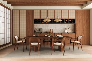 modern dining room