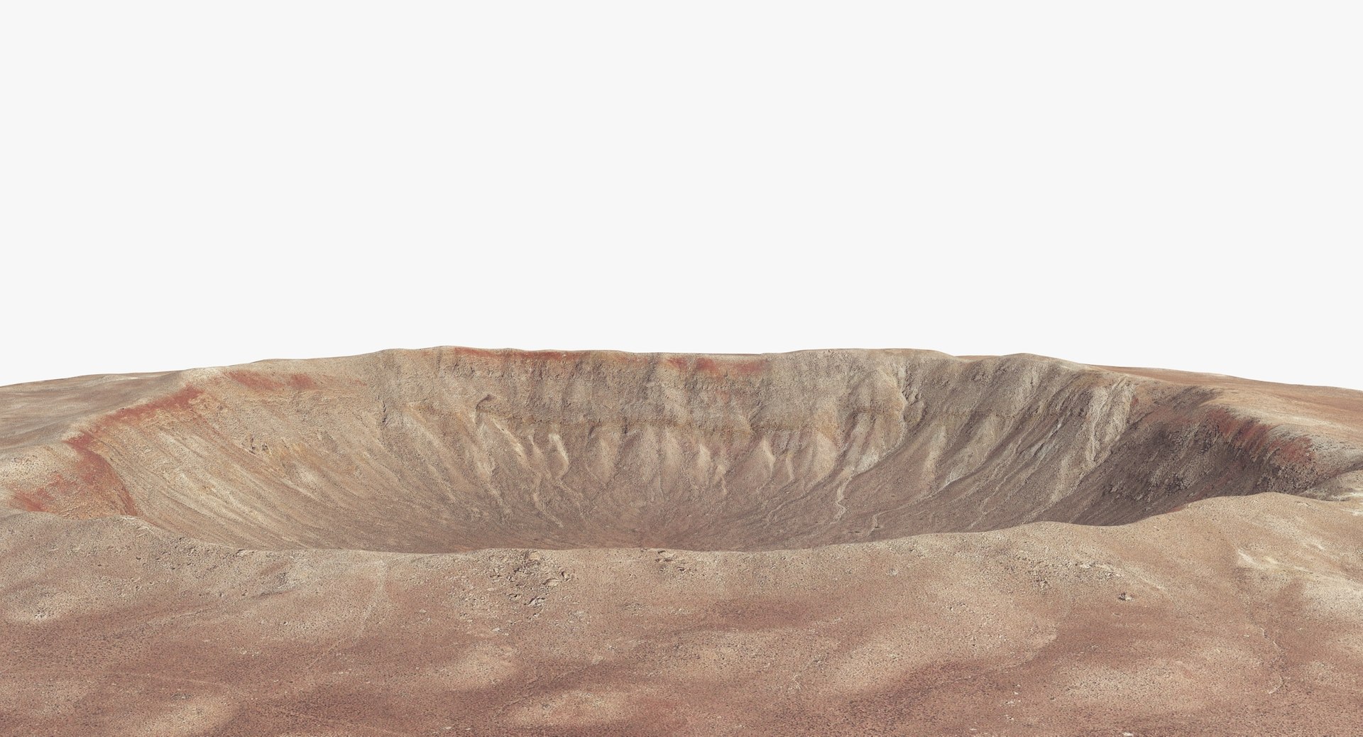 Barringer Crater model https://p.turbosquid.com/ts-thumb/DB/GCqIox/Bh/16_crater_colors0005/jpg/1734987028/1920x1080/fit_q87/94d846328dfde63b8e6dedd94572a79b04bda6bd/16_crater_colors0005.jpg