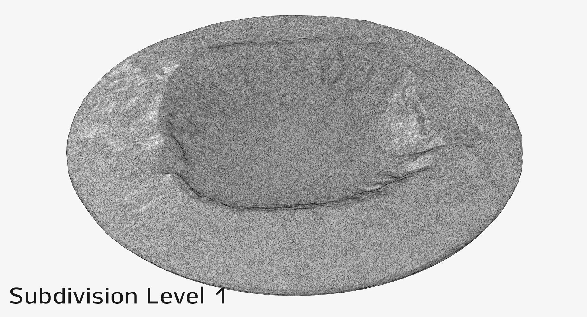 Barringer Crater model https://p.turbosquid.com/ts-thumb/DB/GCqIox/tA/16_crater_subd10001/jpg/1735009916/1920x1080/fit_q87/5deb686729f38f4c744dd5e8a6d84660977a0e7a/16_crater_subd10001.jpg