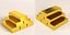 3D gold bars