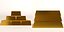 3D gold bars