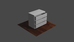 3D malm drawer
