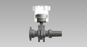crankshaft piston 3D model