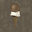 3d ice cream cone zipped model
