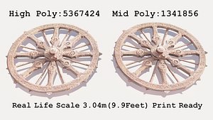 Simplified Konark Wheel - Ready for 3D Printing