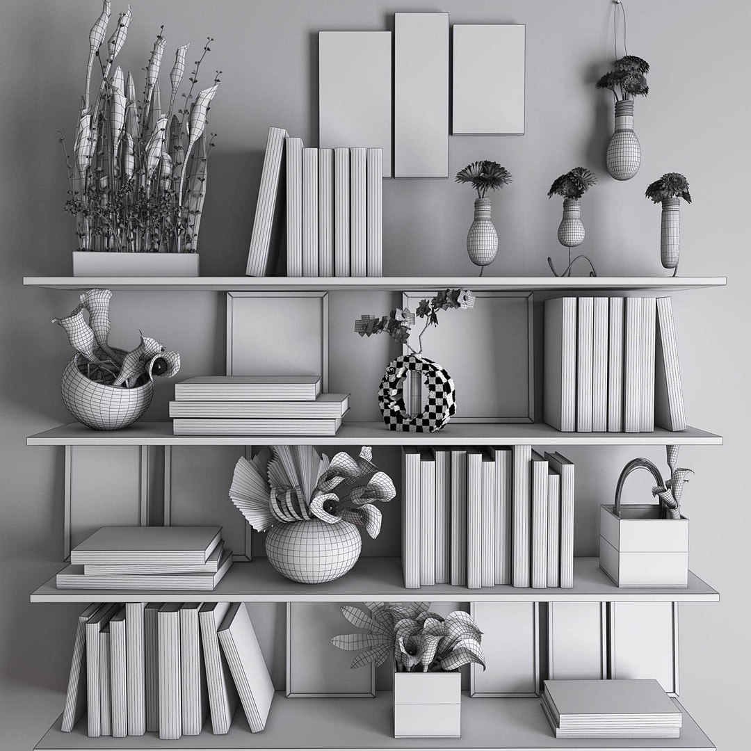3D Decorative Set 17 Model - TurboSquid 1205048