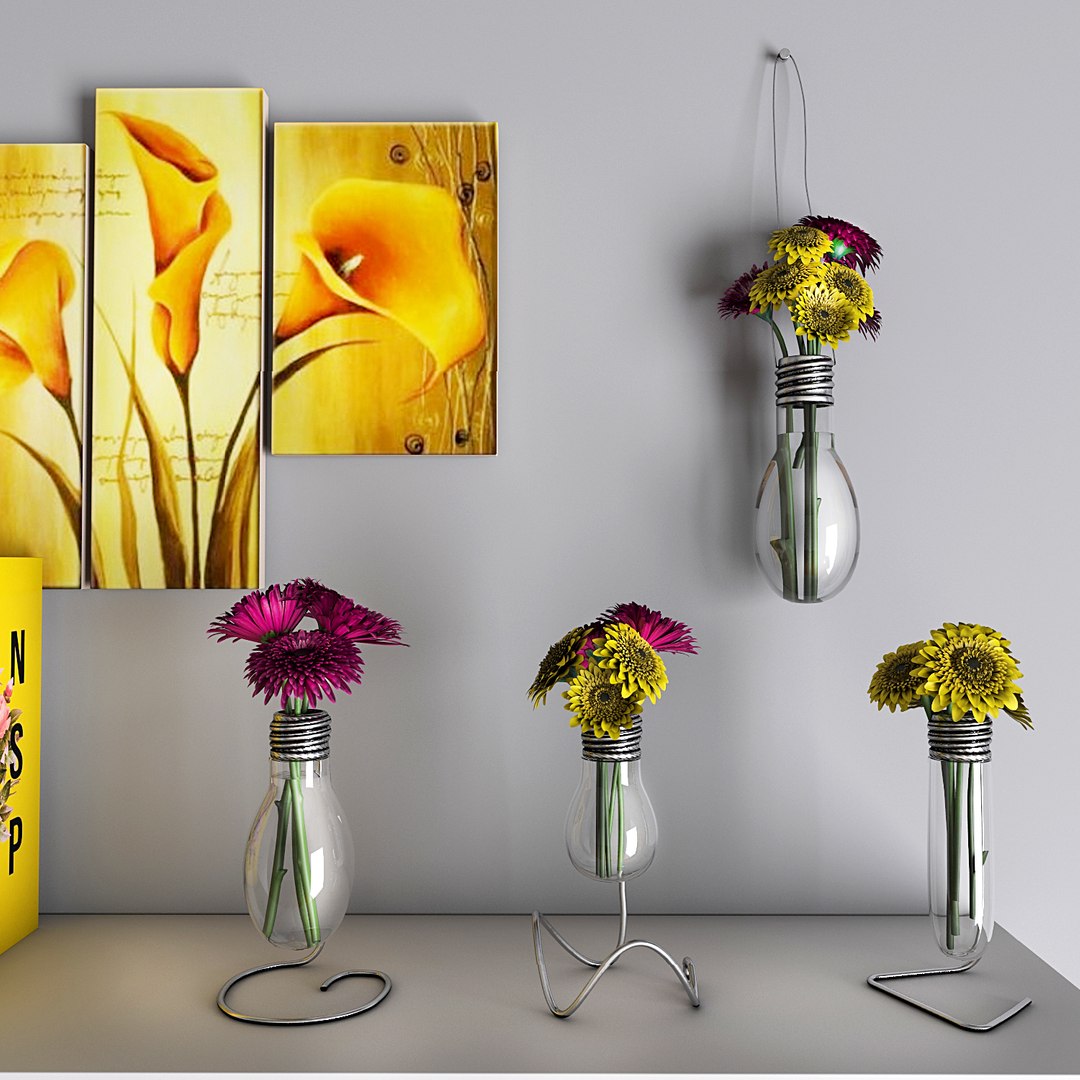 3D Decorative Set 17 Model - TurboSquid 1205048